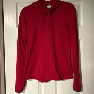 Nike Red Hooded Dri-Fit Performance Top